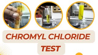 Chromyl Chloride Test [upl. by Aietal]