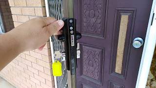 quotBrisbanequot How to fix a triple lock security door when not locking properly [upl. by Ludwigg]