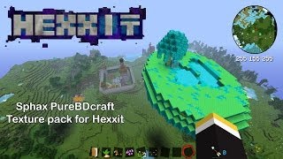 Minecraft Hexxit Mod  Sphax PureBDcraft Texture Pack [upl. by Lalo115]