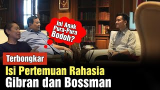 Terbongkar Isi Pertemuan Gibran dan Bossman Mardigu Pak Prabowo Wajib Dengar [upl. by Ellenod]