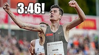 Jakob Ingebrigtsen Runs HISTORICALLY FAST MILE In Oslo  2022 Bislett Games  Dream Mile [upl. by Hogg]