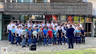 Rheinberger quotAbendliedquot  Verabschiedung von Martin Lehmann beim Windsbacher Knabenchor [upl. by Caitrin]