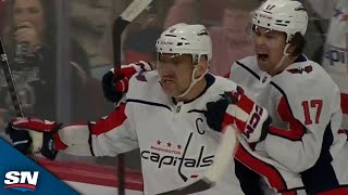 Alex Ovechkin Notches 850th Career NHL Goal [upl. by Esened]