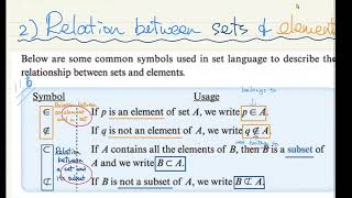 Section 111 Set language [upl. by Sinaj]