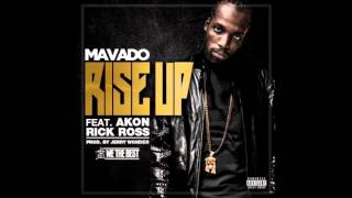 Mavado Ft Akon amp Rick Ross  Rise Up  Clean  May 2013 [upl. by Skerl]