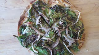 Recipe  Middle Eastern Spinach ManoushehPizza [upl. by Lama]