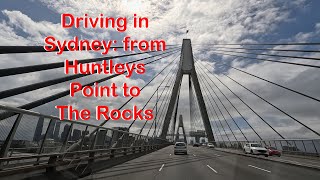 Driving in Sydney from Huntleys Point to The Rocks [upl. by Gosney152]