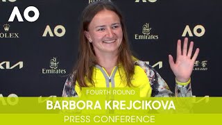 Barbora Krejcikova Press Conference 4R  Australian Open 2022 [upl. by Anthia932]