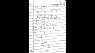 Class 12 basic mathematics Differential Equation Exercise 153neb maths [upl. by Grote]