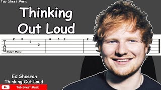 Ed Sheeran  Thinking Out Loud Guitar Tutorial [upl. by Pepita]