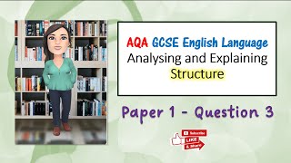 AQA GCSE English Language Paper 1 Question 3  Structure [upl. by Licha]