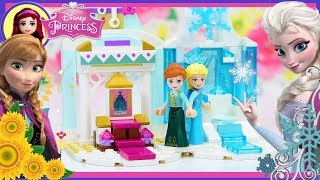 Anna Frozen Tiny Diorama Custom Lego Disney Princess Build Castle DIY [upl. by Nohshan]