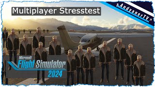 Microsoft Flight Simulator 2024 ▪ Multiplayer Stresstest 🛩 MSFS ▪ PC ▪ Xbox ▪ deutsch [upl. by Sadick]