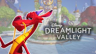 A Reminder in Stone Mushu Quest Walkthrough l Disney Dreamlight Valley [upl. by Lorimer]