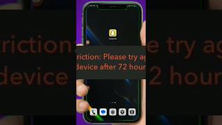 How To Delete Snapchat Account  how to delete snapchat account 72 hours problem shorts snapchat [upl. by Wein806]