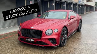 Bentley Continental GT V8 POV onboard Sandown Raceway [upl. by Pompei982]