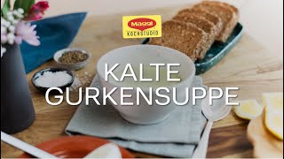 Erfrischende kalte Gurkensuppe mit Zitrone und Cayennepfeffer [upl. by Case739]