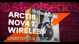 Arctis Nova 7 Unboxing and Setup [upl. by Melquist]