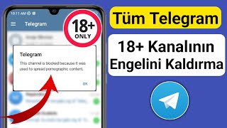 Telegram Nasıl Açılır Tüm 18 Kanal 2023 [upl. by Warenne]