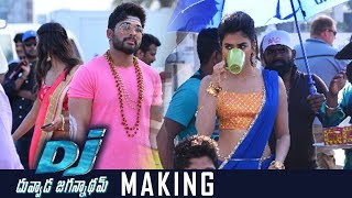 Dj Duvvada Jagannadham Gudilo Badilo Madilo Song Making  Allu Arjun  Pooja  Working  TFPC [upl. by Yleak617]