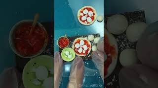 DIY miniature fast food out of clay dollhouse miniature diy [upl. by Ahsiuqal]