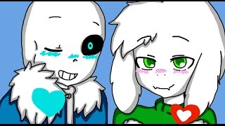 Undertale Hyadain  Ship Battle  Sans VS Asriel [upl. by Skrap]