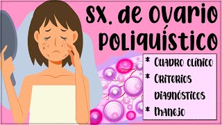 🧏🏻‍♀️ Síndrome de ovario poliquístico signos y síntomas 🧔🏻‍♀️ criterios diagnósticos 📝 y manejo 🩺 [upl. by Annaear]