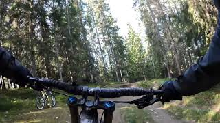 Hafjell Bikepark Line 2 and 13 [upl. by Enilaf]