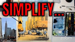 Master Urban Streetscapes in Watercolour [upl. by Yerffoeg]