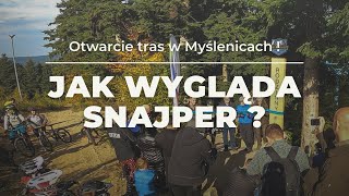 Myślenice Single track  Snajper Otwarcie [upl. by Hannover]