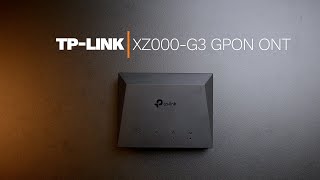 TPLink XZ000G3 GPON Terminal  Hardware amp WebUI Overview [upl. by Gannes]