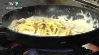 Paste carbonara  Sanatos si gustos VIDEO [upl. by Mitchell695]