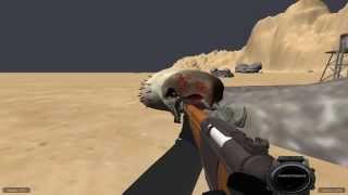 Tremors 3D Game  Graboid Test 1 [upl. by Baxy]