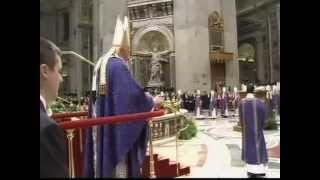 Palestrina  Tu es Petrus Last public Mass of Benedict XVI [upl. by Nohtiek116]