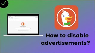 How to disable advertisements on duckduckgocom [upl. by Nwadahs]