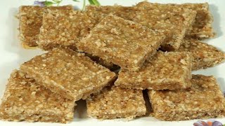 Gur Ki Barfi Recipe By Saima Niazi I Til Ki Barfi Recipe l Dry Fruit Barfi Recipe l Sweets Recipe [upl. by Einafit449]