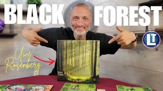 BLACK FOREST by Uwe Rosenberg A Pure Euro Board Game [upl. by Atilegna517]