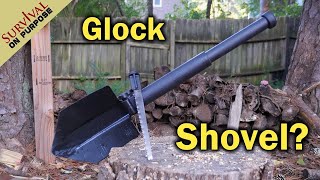 Glock E Tool or Entrenching Tool  Best Folding Shovel [upl. by Nauqad]