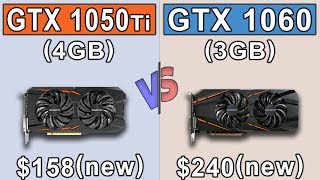 GTX 1050 Ti OC vs GTX 1060 3GB  New Games Benchmarks [upl. by Tower]