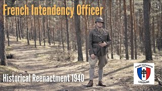 Francuski Oficer 1940  Rekonstrukcja Historyczna [upl. by Alfreda]