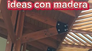 ideas con madera [upl. by Namron]