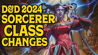 Sorcerer Class Changes in DampD 2024 [upl. by Aalst436]