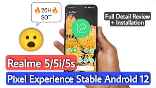 Pixel Experience Plus Rom For Realme 55i5s Install Android 12 Stable Rom On Realme 55i5s [upl. by Ahron20]