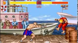 Street Fighter 2 Champion Edition SNES Sagat Gameplay [upl. by Weisbart]