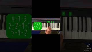 Aria Math Piano Tutorial  minecraft c418 piano pianotutorial [upl. by Eedeed]