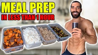 Quick and Easy MEAL PREP in Less Than 1 Hour  Healthy Recipes to Follow [upl. by Arramahs]