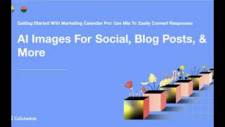How to use AI image generator in your CoSchedule Calendar [upl. by Cari]