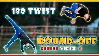 How to learn roundoff 180 twist full tutorial RAVINDRASRana44 [upl. by Lanfri]