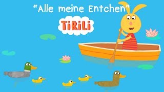 Alle meine Entchen  TiRiLi  Kinderlieder zum Mitsingen [upl. by Akiwak539]