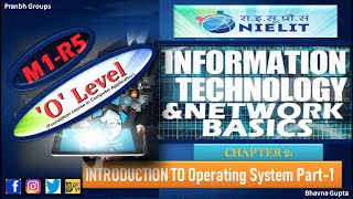 Introduction to Operating system  Chapter 2  IT Tools amp Network Basics  M1 R5 Module  O Level [upl. by Naeloj209]